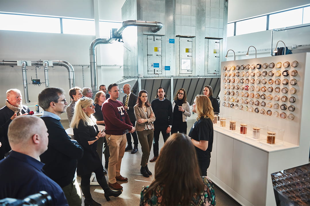 Grand opening - the dust collection in Experience Center