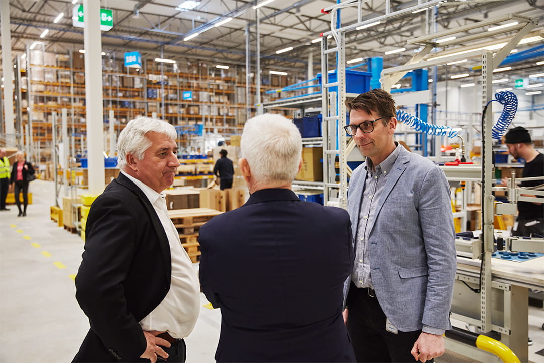 Grand opening - production and distribution