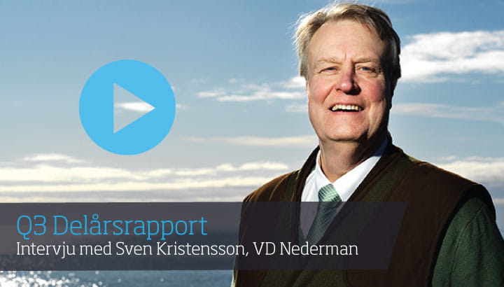 Nederman Q3 Delårsrapport