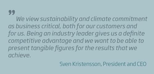 Sven Kristensson Nederman on sustainability 